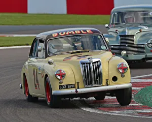 Donington Historic Festival, May 2019 Prints: CJ7 8465 Mike Lamplough, MG Magnette ZA, Bumble