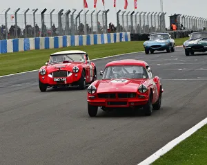 Austin Healey Prints: CJ7 8614 Alexander Drabble, Reliant Sabre Six, Martyn Corfield, Austin Healey