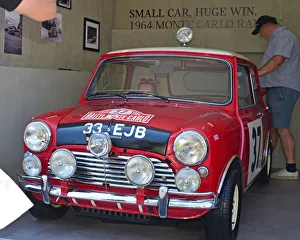 Mini Coopers Prints: CJ7 9390 Mini Cooper S, Monte Carlo Rally 1964 winner
