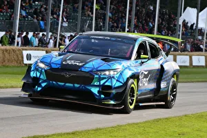 Goodwood Festival Of Speed 2021 Prints: CJ9 1249 Richard Westbrook, Ford Mustang Mach-E 1400
