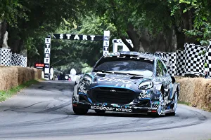 Goodwood Festival Of Speed 2021 Prints: CJ9 1527 Matthew Wilson, Ford Puma Hybrid Rally 1