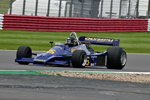Murray Walker Memorial Trophy For Masters Historic Formula One Prints: CJ9 2211 Michel Baudoin, Hesketh 308E