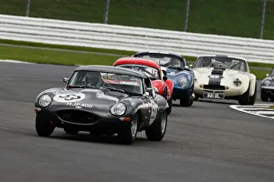 International Trophy For Classic GT Cars - Pre 1966 Prints: CJ9 3520 John Pearson, Gary Pearson, Jaguar E-Type