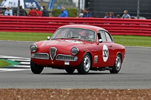 Compulsory Pit Stop Prints: CJ9 3642 Hans Joerg Haussener, Alfa Romeo Giulietta Sprint Veloce