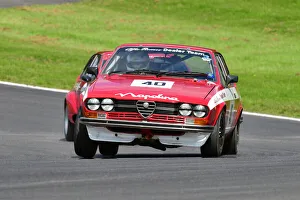 Prints of Stephen Chase, Alfa Romeo Alfetta GTV 2000, HRDC Classic Alfa Challenge for Classic and Historic Alfa Romeo, featuring 750 -166 series Alfa Romeos from the late fifties to the late eighties Festival Italia, Brands Hatch, Fawkham, Kent, England, Sunday 15th August, 2021 Prints: CJ9 4633 Stephen Chase, Alfa Romeo Alfetta GTV 2000