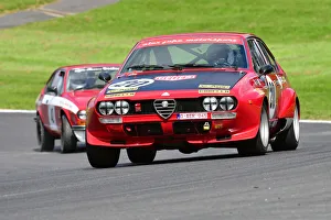 Prints of Jeff Byloos, Alfa Romeo Alfetta GTV, HRDC Classic Alfa Challenge for Classic and Historic Alfa Romeo, featuring 750 -166 series Alfa Romeos from the late fifties to the late eighties Festival Italia, Brands Hatch, Fawkham, Kent, England, Sunday 15th August, 2021 Prints: CJ9 4654 Jeff Byloos, Alfa Romeo Alfetta GTV