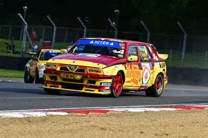 Prints of Keith Waite, Alfa Romeo 75, 750MC HITEK Alfa Romeo Championship, Festival Italia, Brands Hatch, Fawkham, Kent, England, Sunday 15th August, 2021 Festival Italia, Brands Hatch, Fawkham, Kent, England, Sunday 15th August, 2021 Prints: CJ9 4934 Keith Waite, Alfa Romeo 75