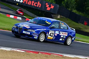 Prints of Adam Hiet, Alfa Romeo 156, 750MC HITEK Alfa Romeo Championship, Festival Italia, Brands Hatch, Fawkham, Kent, England, Sunday 15th August, 2021 Festival Italia, Brands Hatch, Fawkham, Kent, England, Sunday 15th August, 2021 Prints: CJ9 4963 Adam Hiet, Alfa Romeo 156