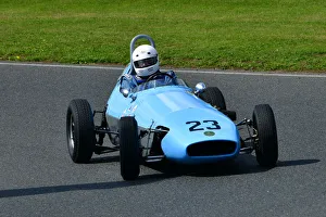 Prints of Keith Roach, Condors II, John Taylor Memorial Trophy Race, HSCC-FJHRA, Historic Front Engined Formula Junior Championship, Bob Gerard Memorial Trophy races Meeting, VSCC Formula Vintage Bob Gerard Memorial Trophy Races Meeting, Mallory Park, Leicestershire, England, 22nd August 2021 Prints: CJ9 5561 Keith Roach, Condors II