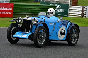 Prints of Simon Jackson, MG PB, Owner - Driver - Mechanic Pre-War Sports Cars, Bob Gerard Memorial Trophy races Meeting, VSCC Formula Vintage, Mallory Park, Leicestershire, England, 22nd August 2021 Bob Gerard Memorial Trophy Races Meeting, Mallory Park, Leicestershire, England, 22nd August 2021 Prints: CJ9 5802 Simon Jackson, MG PB