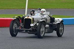 Prints of Jeffrey Edwards, Alvis Silver Eagle, Mallory Park Trophy Race, VSCC Specials, Bob Gerard Memorial Trophy races Meeting, VSCC Formula Vintage, Mallory Park, Leicestershire, England, 22nd August 2021 Bob Gerard Memorial Trophy Races Meeting, Mallory Park, Leicestershire, England, 22nd August 2021 Prints: CJ9 5819 Jeffrey Edwards, Alvis Silver Eagle
