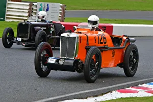 Prints of Onno Konemann, MG D Type Special, Mallory Park Trophy Race, VSCC Specials, Bob Gerard Memorial Trophy races Meeting, VSCC Formula Vintage, Mallory Park, Leicestershire, England, 22nd August 2021 Bob Gerard Memorial Trophy Races Meeting, Mallory Park, Leicestershire, England, 22nd August 2021 Prints: CJ9 5849 Onno Konemann, MG D Type Special