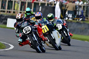 Sam Clews Prints: CJ9 8421 Sam Clews, Peter Hickman, Norton Manx 30M, Mark Parrett, Howie Mainwaring-Smart