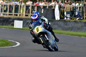 Barry Sheene Memorial Trophy Prints: CJ9 8460 Richard Cooper, Steve Parrish, Norton Manx 30M