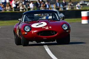 Royal Automobile Club TT Celebration Prints: CJ9 8828 Mark Donnor, Stuart Graham, Jaguar E-Type