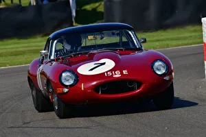 Royal Automobile Club TT Celebration Prints: CJ9 8869 Mark Donnor, Stuart Graham, Jaguar E-Type