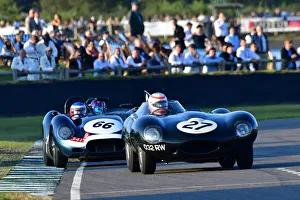 September 2021 Prints: CJ9 9284 Martin Brundle, Jaguar D-Type Long Nose