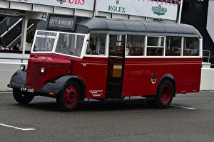 Wwii Prints: CJ9 9676 Portsmouth Corporation Liveried Bedford OWB