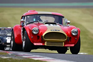 Prints of Oliver Bryant, AC Cobra, Gentlemen Drivers, Sports cars, GT cars, Masters Historic Festival, Brands Hatch Grand Prix Circuit, May 2021, Fawkham, Longfield, Kent, England Masters Historic Festival, Brands Hatch Grand Prix Circuit, May 2021 Prints: CJM-P 1002 Oliver Bryant, AC Cobra