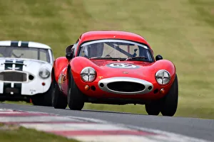 Prints of Ron Maydon, Mike Wilds, Ginetta G4R, Gentlemen Drivers, Sports cars, GT cars, Masters Historic Festival, Brands Hatch Grand Prix Circuit, May 2021, Fawkham, Longfield, Kent, England Masters Historic Festival, Brands Hatch Grand Prix Circuit, May 2021 Prints: CJM-P 1015 Ron Maydon, Mike Wilds, Ginetta G4R