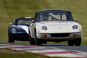 Prints of Roderick Jack, Lotus Elan, Gentlemen Drivers, Sports cars, GT cars, Masters Historic Festival, Brands Hatch Grand Prix Circuit, May 2021, Fawkham, Longfield, Kent, England Masters Historic Festival, Brands Hatch Grand Prix Circuit, May 2021 Prints: CJM-P 1028 Roderick Jack, Lotus Elan
