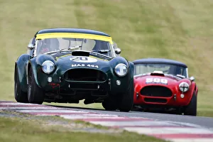 Prints of Charles Allison, Peter Thompson, Shelby Cobra, Gentlemen Drivers, Sports cars, GT cars, Masters Historic Festival, Brands Hatch Grand Prix Circuit, May 2021, Fawkham, Longfield, Kent, England Masters Historic Festival, Brands Hatch Grand Prix Circuit, May 2021 Prints: CJM-P 1042 Charles Allison, Peter Thompson, Shelby Cobra