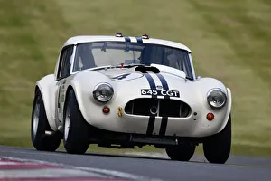Prints of Richard Wilson, Gary Pearson, Shelby Cobra, Gentlemen Drivers, Sports cars, GT cars, Masters Historic Festival, Brands Hatch Grand Prix Circuit, May 2021, Fawkham, Longfield, Kent, England Masters Historic Festival, Brands Hatch Grand Prix Circuit, May 2021 Prints: CJM-P 1066 Richard Wilson, Gary Pearson, Shelby Cobra