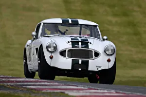 Prints of Richard Hywel Evans, Austin Healey 3000 Mk3, Gentlemen Drivers, Sports cars, GT cars, Masters Historic Festival, Brands Hatch Grand Prix Circuit, May 2021, Fawkham, Longfield, Kent, England Masters Historic Festival, Brands Hatch Grand Prix Circuit, May 2021 Prints: CJM-P 1076 Richard Hywel Evans, Austin Healey 3000 Mk3