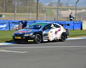 Prints of Aron Smith, Chrome Edition Restart racing, Volkswagen CC, BTCC, BTCC Media Day 2014, car racing, Donington Park, motor racing, motor sport, touring cars BTCC 2014 Prints: CM1 0434 Aron Smith, Chrome Edition Restart racing, Volkswagen CC