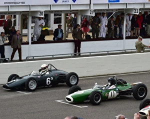 CM10 7069 David Clark, BRM P57, John Romano, Brabham-Climax BT11
