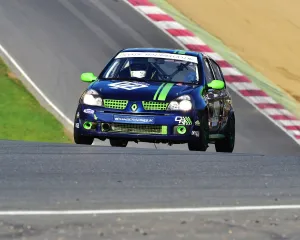 Renault Clio Prints: CM11 5977 Ryan Calvey, David Banks, Renault Clio