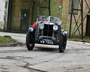 VSCC Winter Driving Tests, 5th December 2015 Prints: CM11 6784 Nigel Stroud, MG M Type, KW 7956