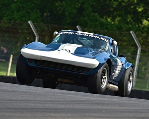 Masters Historic Festival - Brands Hatch - May 2016 Prints: CM13 4878 Michiel Campagne, Chevrolet Corvette Grand Sport