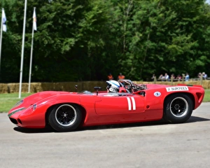 John Surtees Prints: CM14 2909 John Surtees, Lola-Chevrolet T70 Spyder
