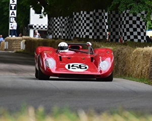 Goodwood Festival Of Speed 2016 Prints: CM14 5690 David Franklin, Ferrari 312 P Spyder