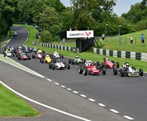 VSCC Shuttleworth And Nuffield Trophies Race Meeting And Classic Formula Ford Prints: CM15 0793 The start