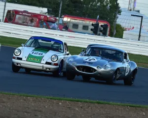 Silverstone Classic 2016 Prints: CM15 3034 Frederic Wakeman, Patrick Blakeney-Edwards, Jaguar E-Type, Steve Jones