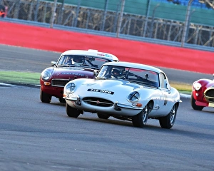 Silverstone Classic 2016 Prints: CM15 3123 Katarina Kyvalova, Jaguar E-Type