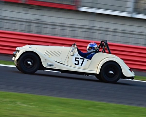Silverstone Classic 2016 Prints: CM15 3182 Sam Spindlow, Carl Richardson, Morgan Plus 4