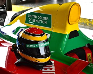 <b class=qtipBold><figcaption>CM15 7452 Benetton B190</figcaption></b><br>Benetton B190, F1, Historic Racing Car Demonstration, Festival Italia, Brands Hatch, Kent, August 14th, 2016, circuit racing, competition, Ferrari, Festival Italia, FIAT, Italian, Kent, Lancia, motorcycles, motorsport, racing, scooters, vehicles, sport, cars,<br><em>© 2016 Chris McEvoy, all rights reserved, www.cjm-photography.co.uk</em> CM15 7452 Benetton B190