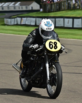 Mick Grant Prints: CM16 1386 Mick Grant, Michael Russell, Velocette MSS