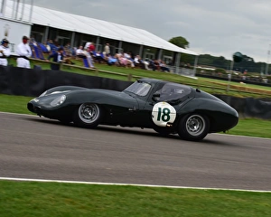 Goodwood Revival 2016 Prints: CM16 2060 Frederic Wakeman, Patrick Blakeney-Edwards, Lister Jaguar Coupe
