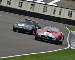 Goodwood Revival 2016 Prints: CM16 2128 Frederic Wakeman, Patrick Blakeney-Edwards, Lister Jaguar Coupe