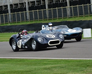 CM16 2178 Tony Wood, Lister Jaguar Knobbly, Chris MacAllister, Jaguar D-Type, Long nose CM16 2178 Tony Wood, Lister Jaguar Knobbly, Chris MacAllister, Jaguar D-Type, Long nose