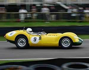West Sussex Goodwood Revival 2016 Prints: CM16 2242 Chris Lunn, Lister Jaguar, Knobbly