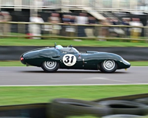 Goodwood Revival 2016 Prints: CM16 2332 David Hart, Lister Jaguar Costin