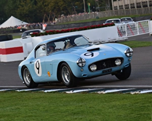 West Sussex Goodwood Revival 2016 Prints: CM16 2429 Marc Devis, Derek Bell, Ferrari 250 GT SWB-C