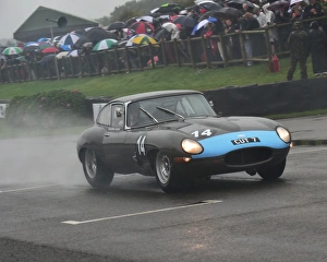 Goodwood Revival 2016 Prints: CM16 3184 Rob Huff, Richard Meins, Jaguar E-Type FHC