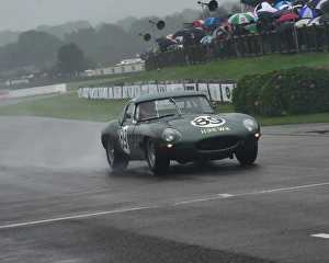 Goodwood Revival 2016 Prints: CM16 3199 Chris Ward, Gordon Shedden, Jaguar E-Type