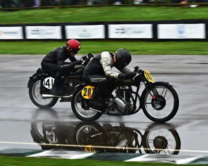 Sam Rhodes Prints: CM16 3279 Robin Stokes, Tony Perkin, Rudge Special, Bill Swallow, Sam Rhodes, Velocette